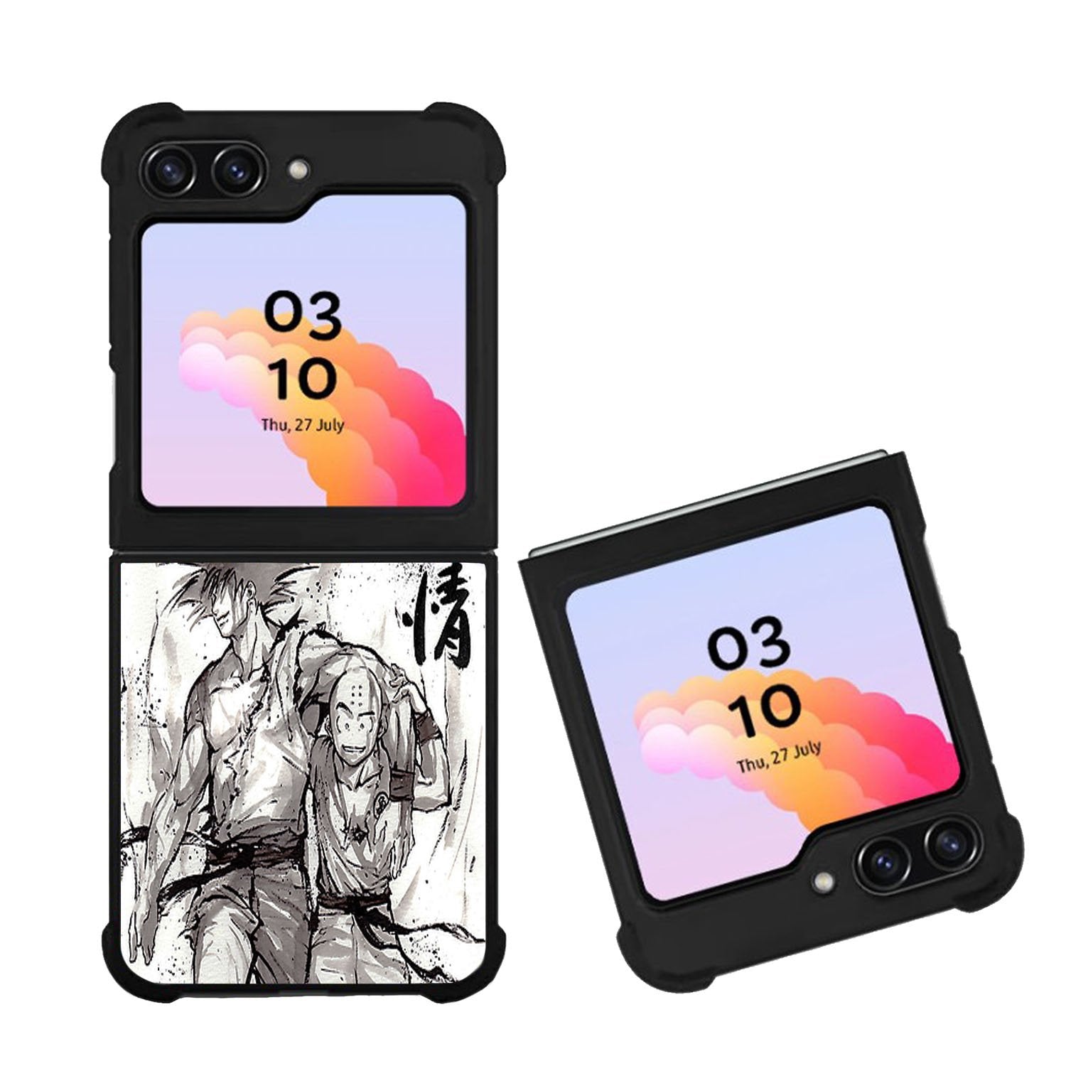Dragon Ball Z Goku and Krillin Case Samsung Galaxy Z Flip 5 5G BC3014