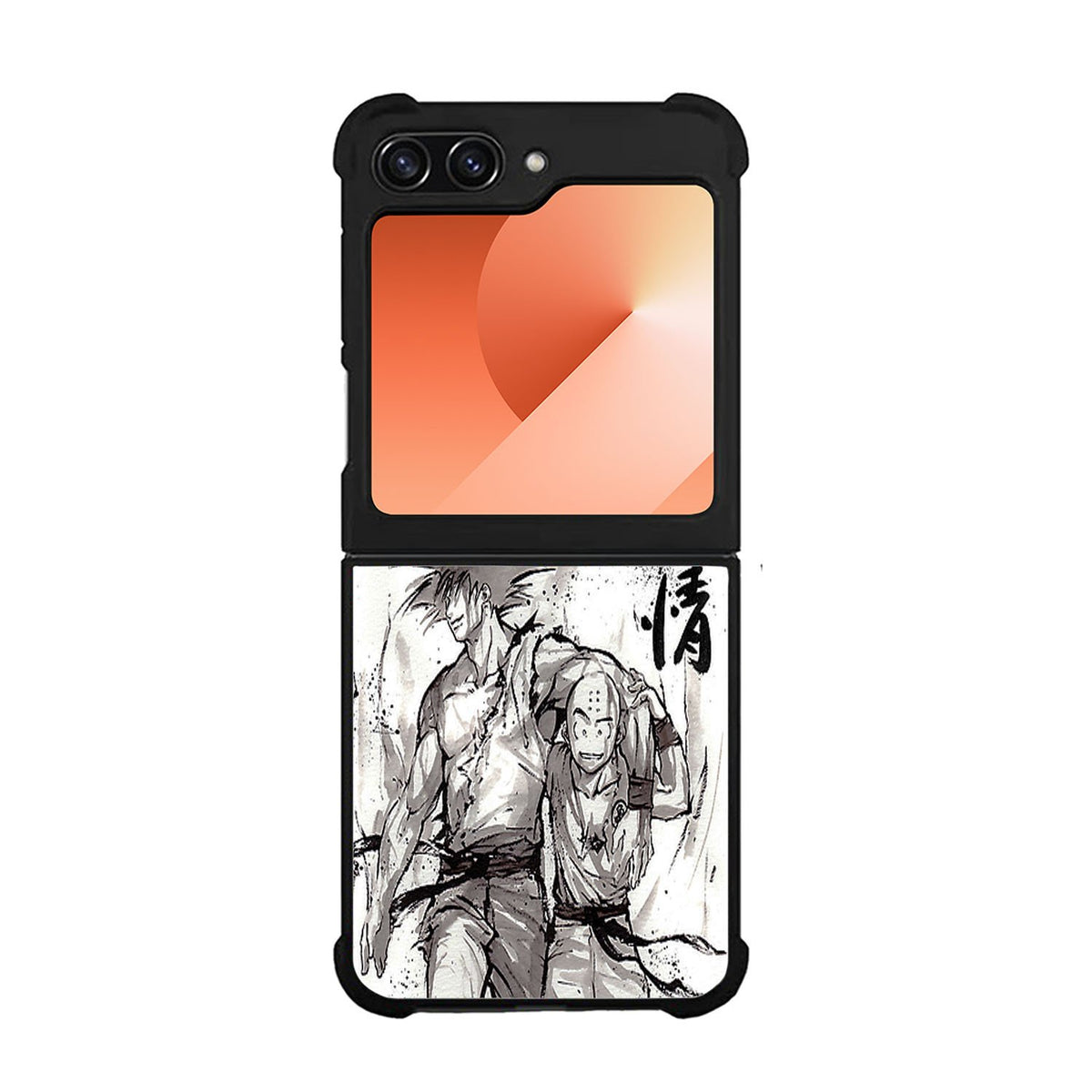 Dragon Ball Z Goku and Krillin Case Samsung Galaxy Z Flip 6 5G BC3014