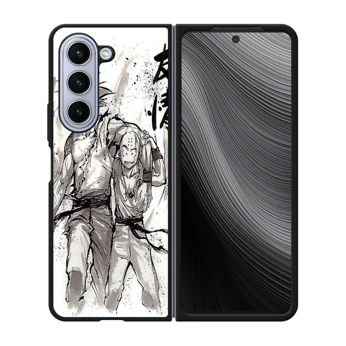 Dragon Ball Z Goku and Krillin Case Samsung Galaxy z Fold 5 5G BC3014