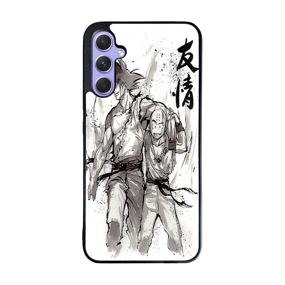 Dragon Ball Z Goku and Krillin Case Samsung Galaxy A35 5G BC3014