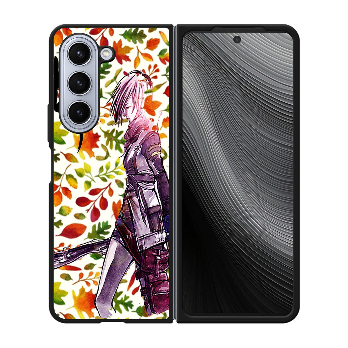 Lightening from Final Fantasy Sumie style Case Samsung Galaxy z Fold 5 5G BC2965