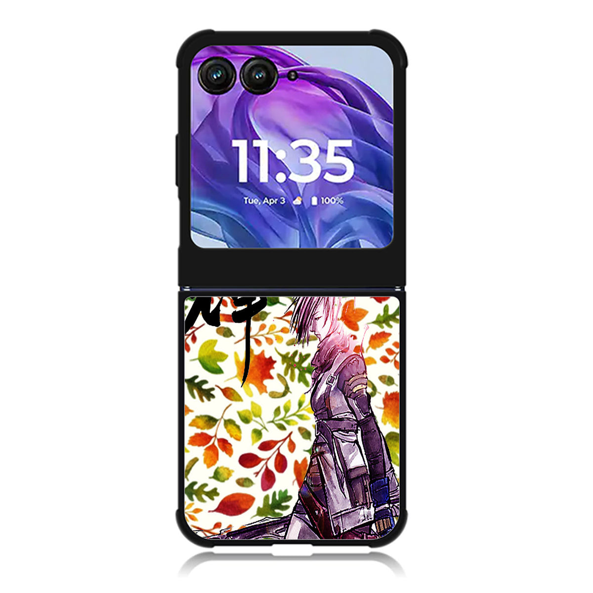 Lightening from Final Fantasy Sumie style Motorola Moto Razr Plus 2025/2024 Case, Moto Razr 50 Ultra 5G BC2965