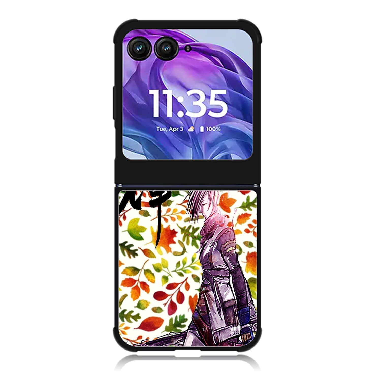 Lightening from Final Fantasy Sumie style Motorola Moto Razr 2024 , Moto Razr 50 Case FE2965