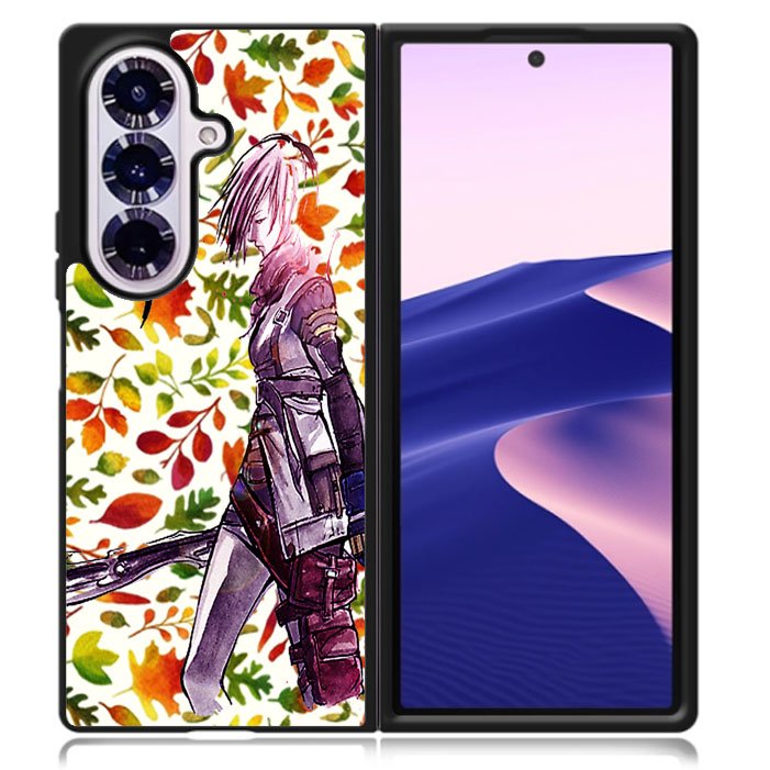 Lightening from Final Fantasy Sumie style Samsung Galaxy Z Fold 7 5G Case BC2965