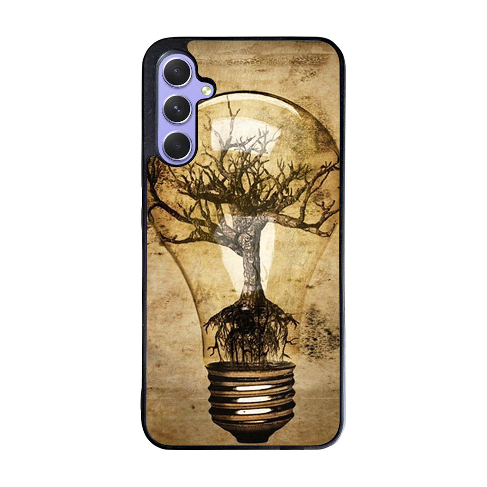 Abstract Tree In Light Bulb Case Samsung Galaxy A55 5G BC3042