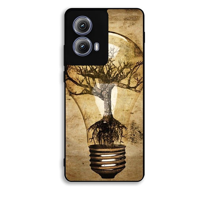 Abstract Tree In Light Bulb Motorola Moto Edge 2024 Case BC3042