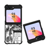 Alice In Wonderland And Cat On Doctor Who Box Case Samsung Galaxy Z Flip 5 5G BC3045