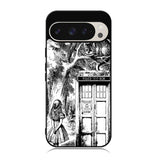 Alice In Wonderland And Cat On Doctor Who Box Case Google Pixel 9 Pro XL BC3045
