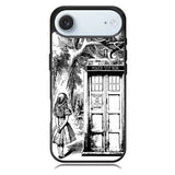 Alice In Wonderland And Cat On Doctor Who Box iPhone 17 Air Case BC3045