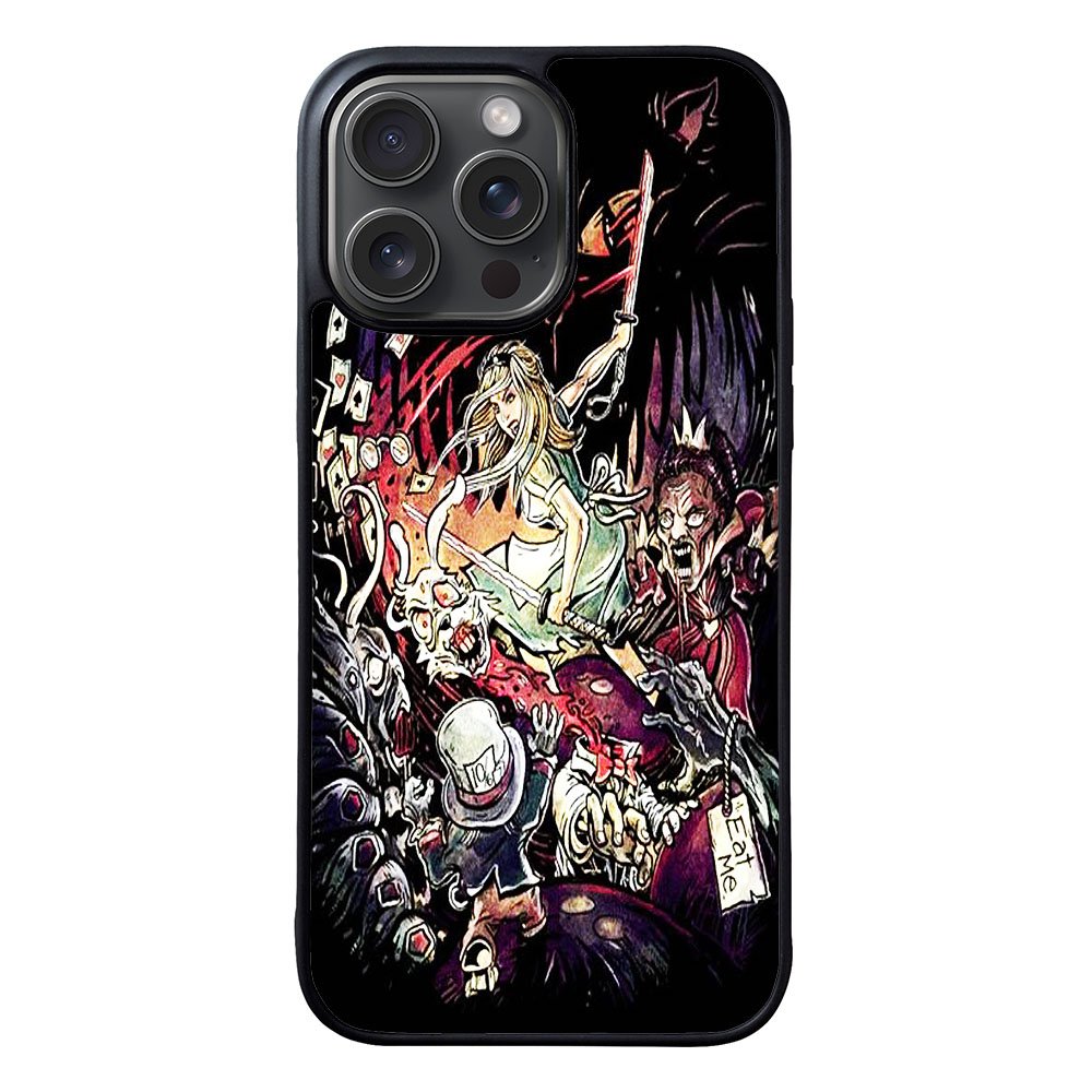 Alice In Wonderland Kill Zombie Case iPhone 15 Pro Max BC3047