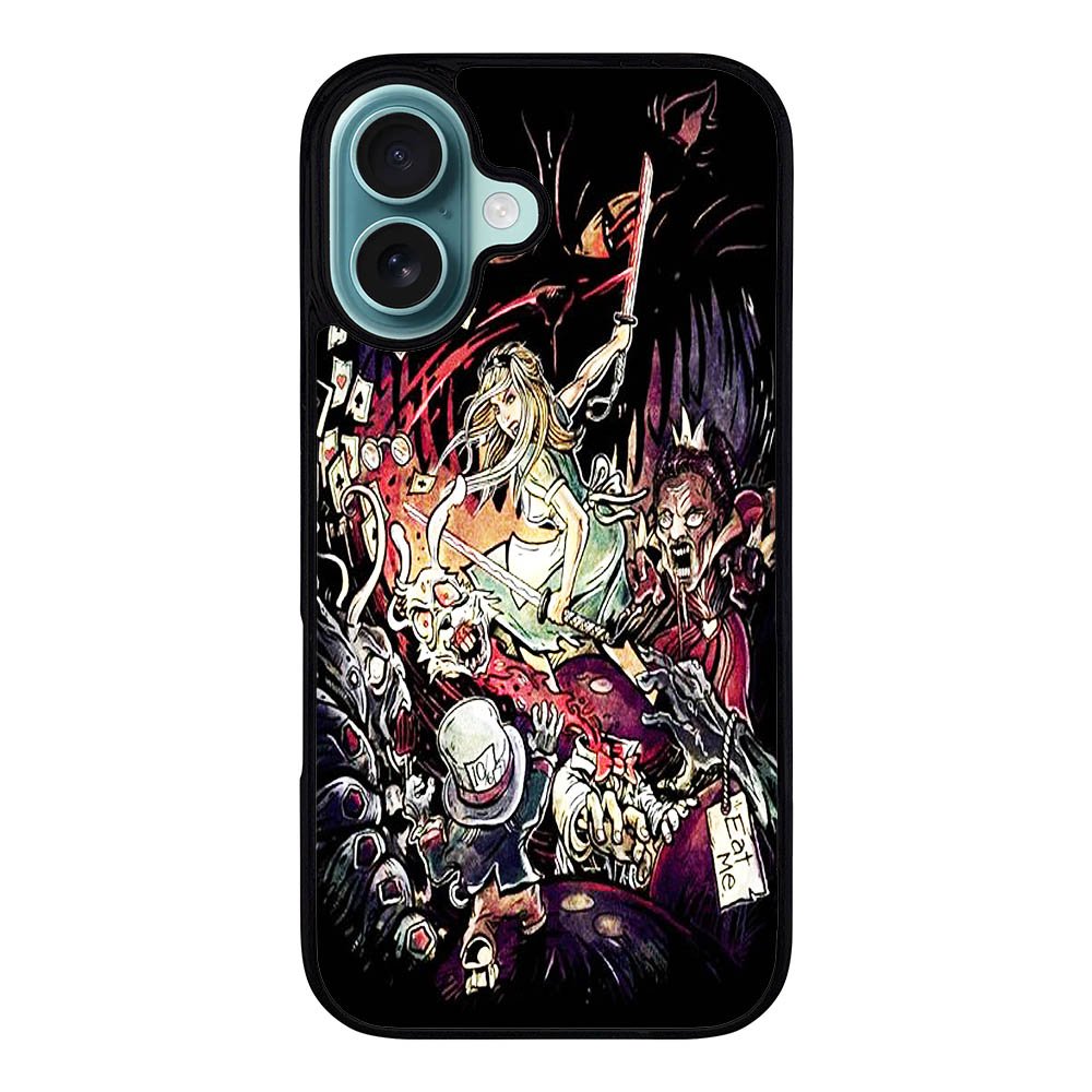 Alice In Wonderland Kill Zombie Case iPhone 16 Plus BC3047