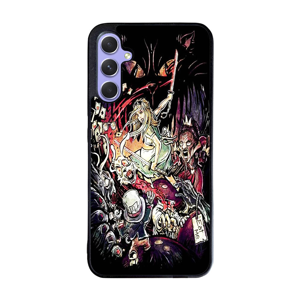 Alice In Wonderland Kill Zombie Case Samsung Galaxy A35 5G BC3047
