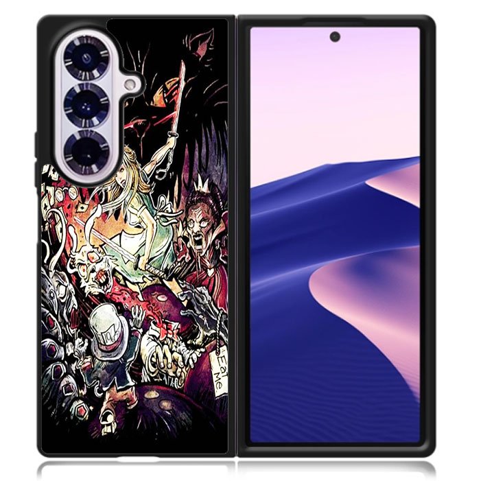 Alice In Wonderland Kill Zombie Samsung Galaxy Z Fold 7 5G Case BC3047
