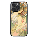 Alphonse Mucha Primrose Art Nouveau Case iPhone 15 Pro Max BC3052