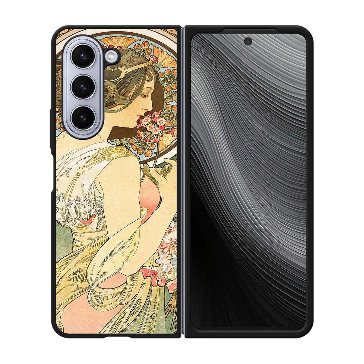 Alphonse Mucha Primrose Art Nouveau Case Samsung Galaxy z Fold 5 5G BC3052