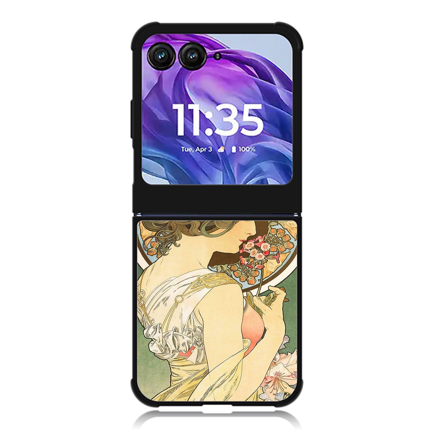 Alphonse Mucha Primrose Art Nouveau Motorola Moto Razr 2024 , Moto Razr 50 Case FE3052