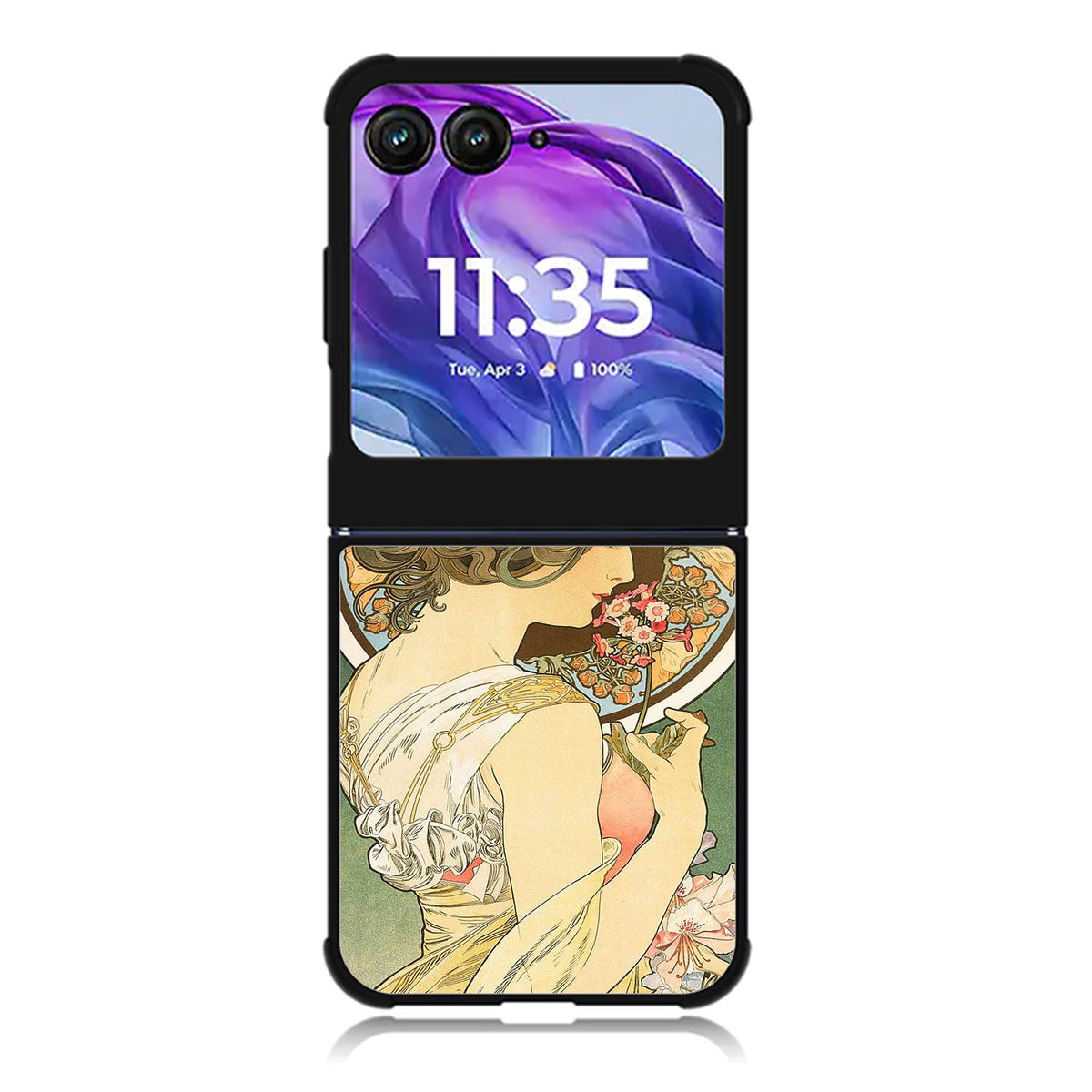 Alphonse Mucha Primrose Art Nouveau Motorola Moto Razr 2024 , Moto Razr 50 Case FE3052