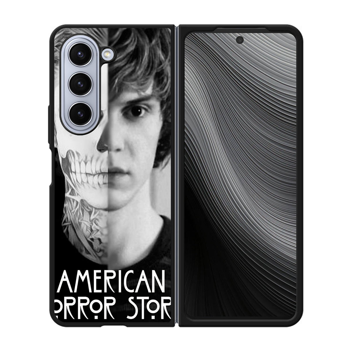 American Horror Story Skull Tate Case Samsung Galaxy z Fold 5 5G BC3054