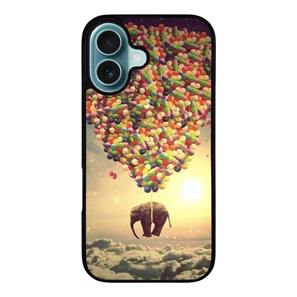 Elephant And Balloon Case iPhone 16 Plus BC3022