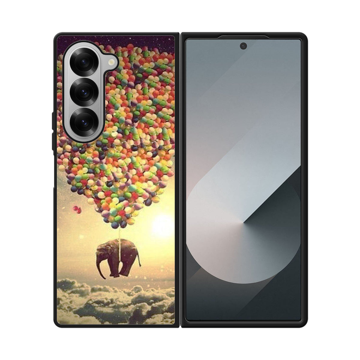 Elephant And Balloon Case Samsung Galaxy Z Fold 6 5G BC3022