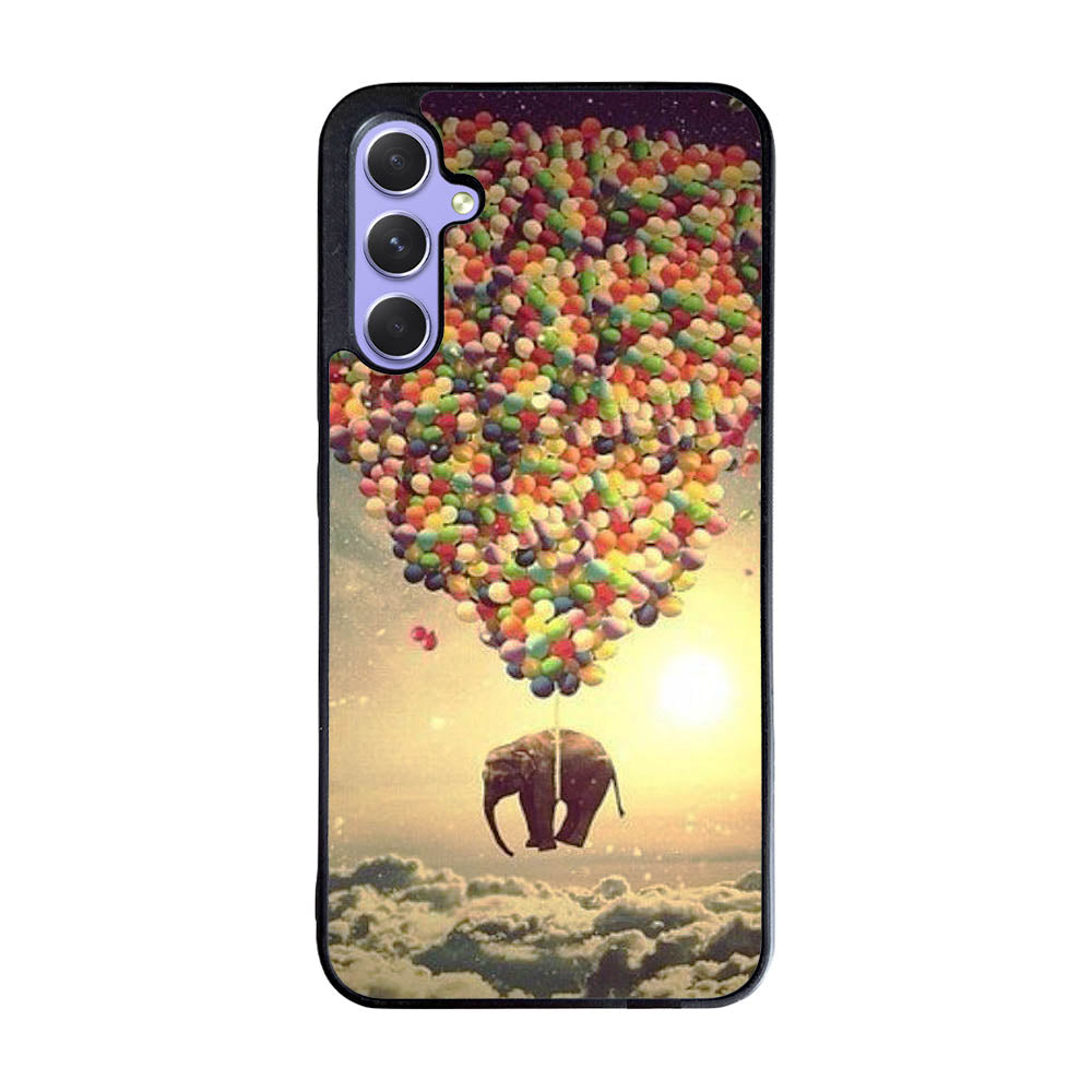 Elephant And Balloon Case Samsung Galaxy A55 5G BC3022