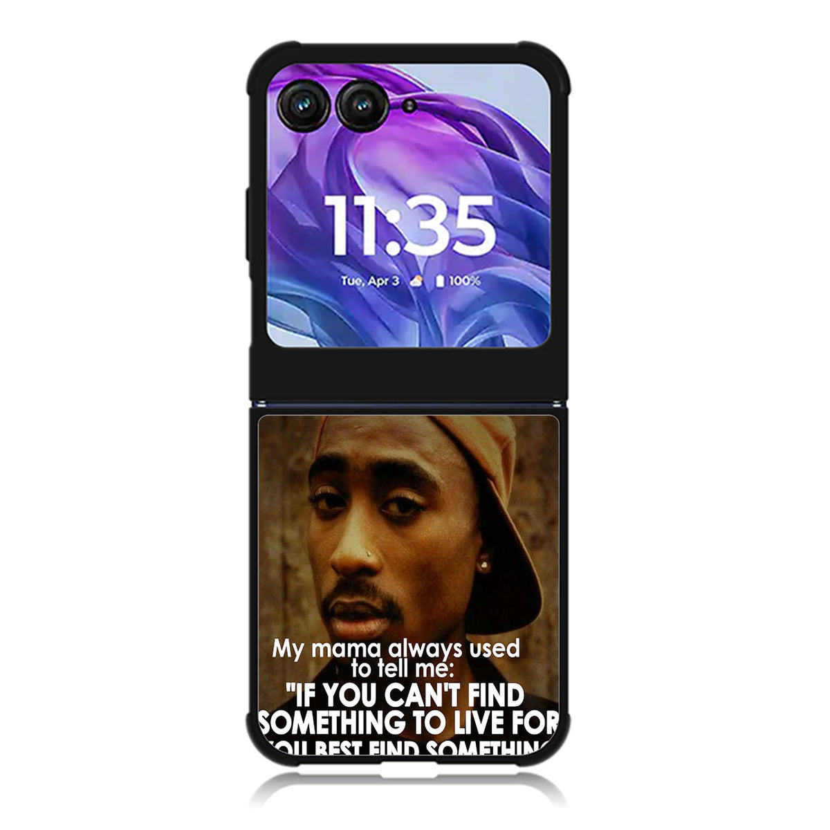 Tupac Quote Motorola Moto Razr 2024 , Moto Razr 50 Case FE2954