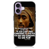 Tupac Quote iPhone 17 Case BC2954