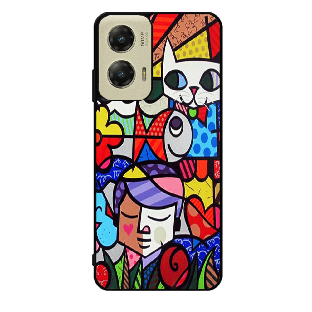 ARTWORK ROMERO BRITTO GARDEN Case Motorola Moto G Stylus 2024 5G BC3061