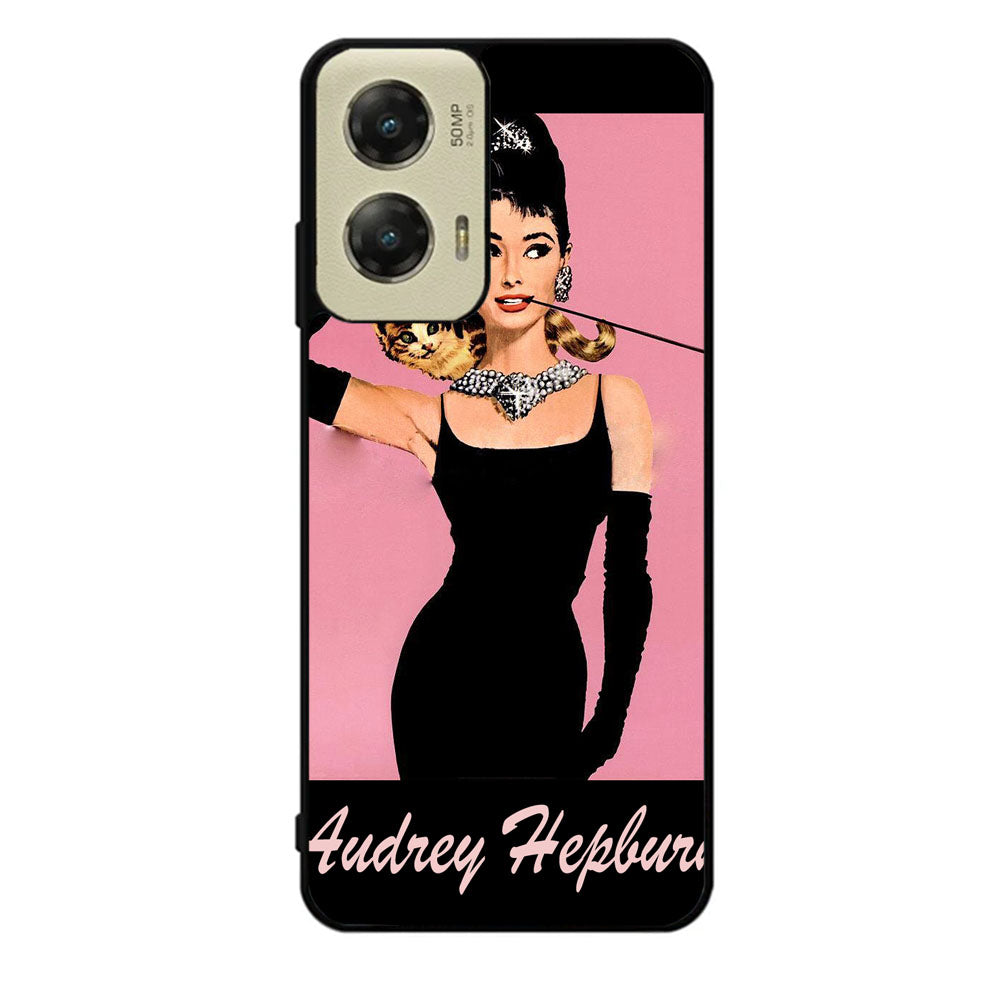 Audrey Hepburn Breakfast at Tiffanys Case Motorola Moto G Stylus 2024 5G BC3067