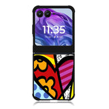 Romero Britto Pop Art Love Motorola Moto Razr 2024 , Moto Razr 50 Case FE2989