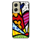 Romero Britto Pop Art Love Case Motorola Moto G Stylus 2024 5G BC2989