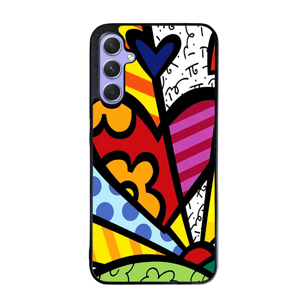 Romero Britto Pop Art Love Case Samsung Galaxy A35 5G BC2989