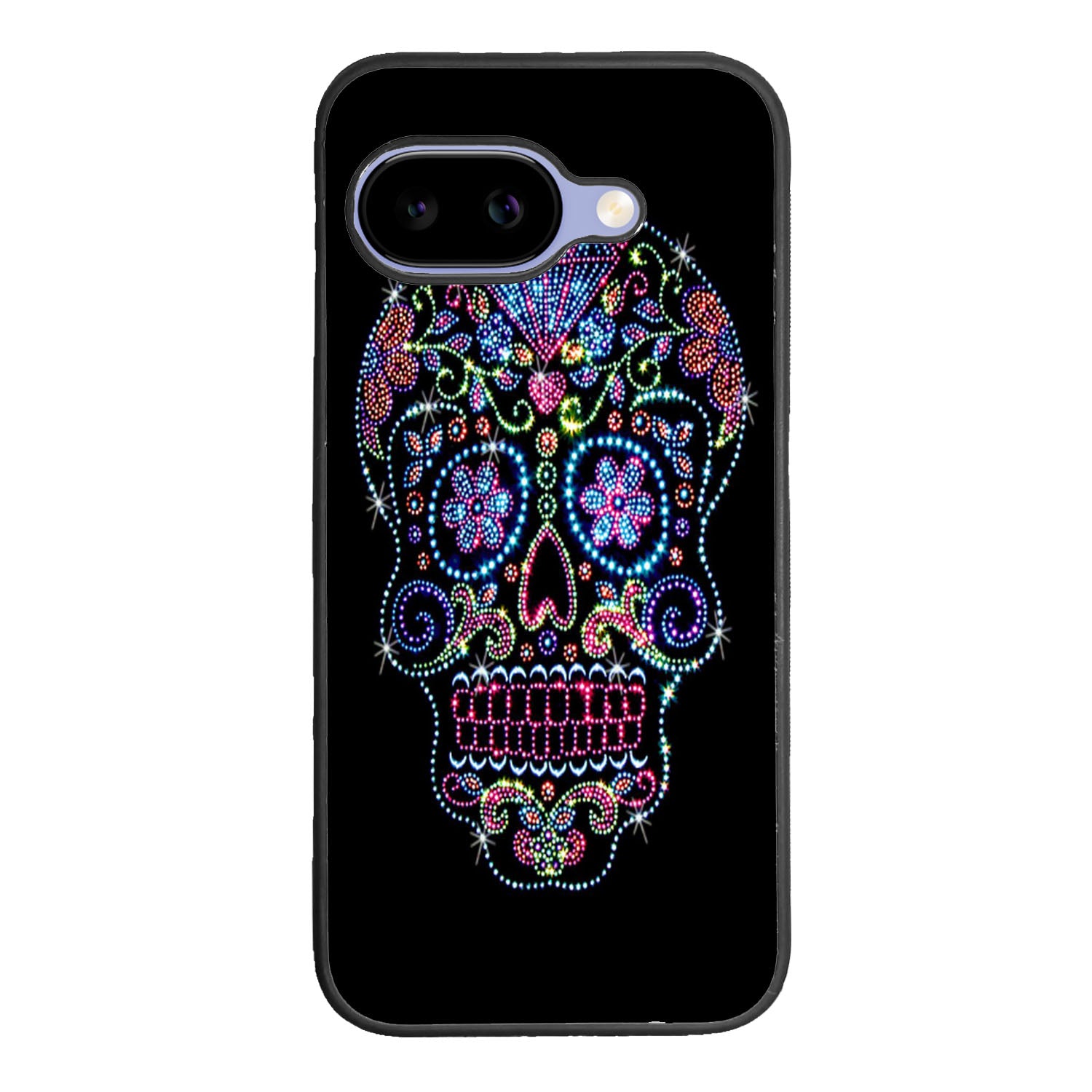 SUGAR SKULL CROW HONEY BIRD FLOWER Case Google Pixel 9A BC2995