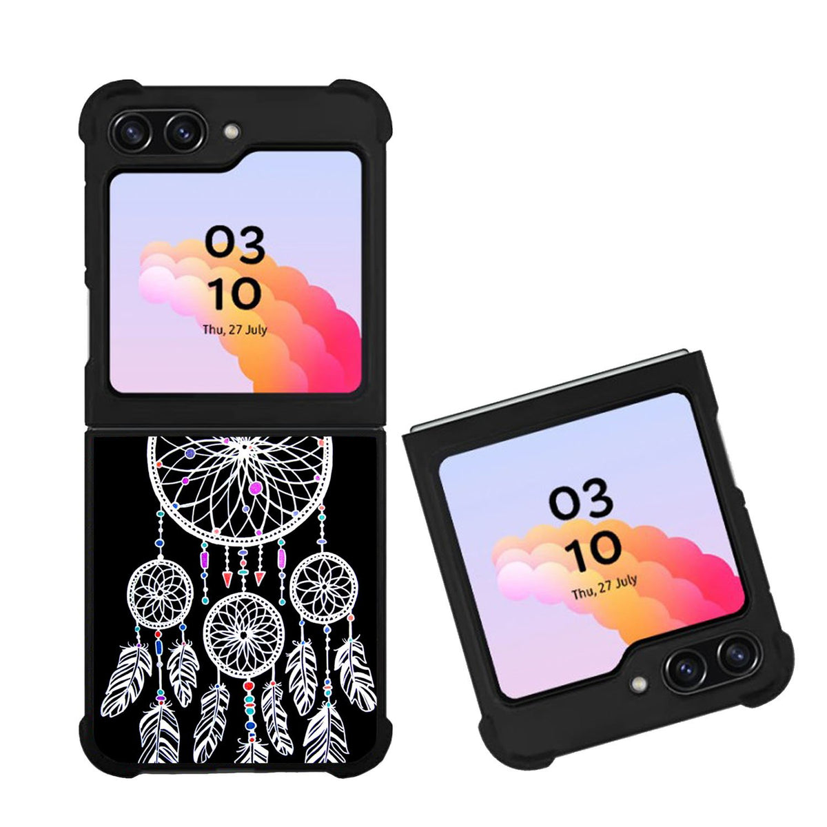 DREAM CATCHER BLACK Case Samsung Galaxy Z Flip 5 5G BC3017