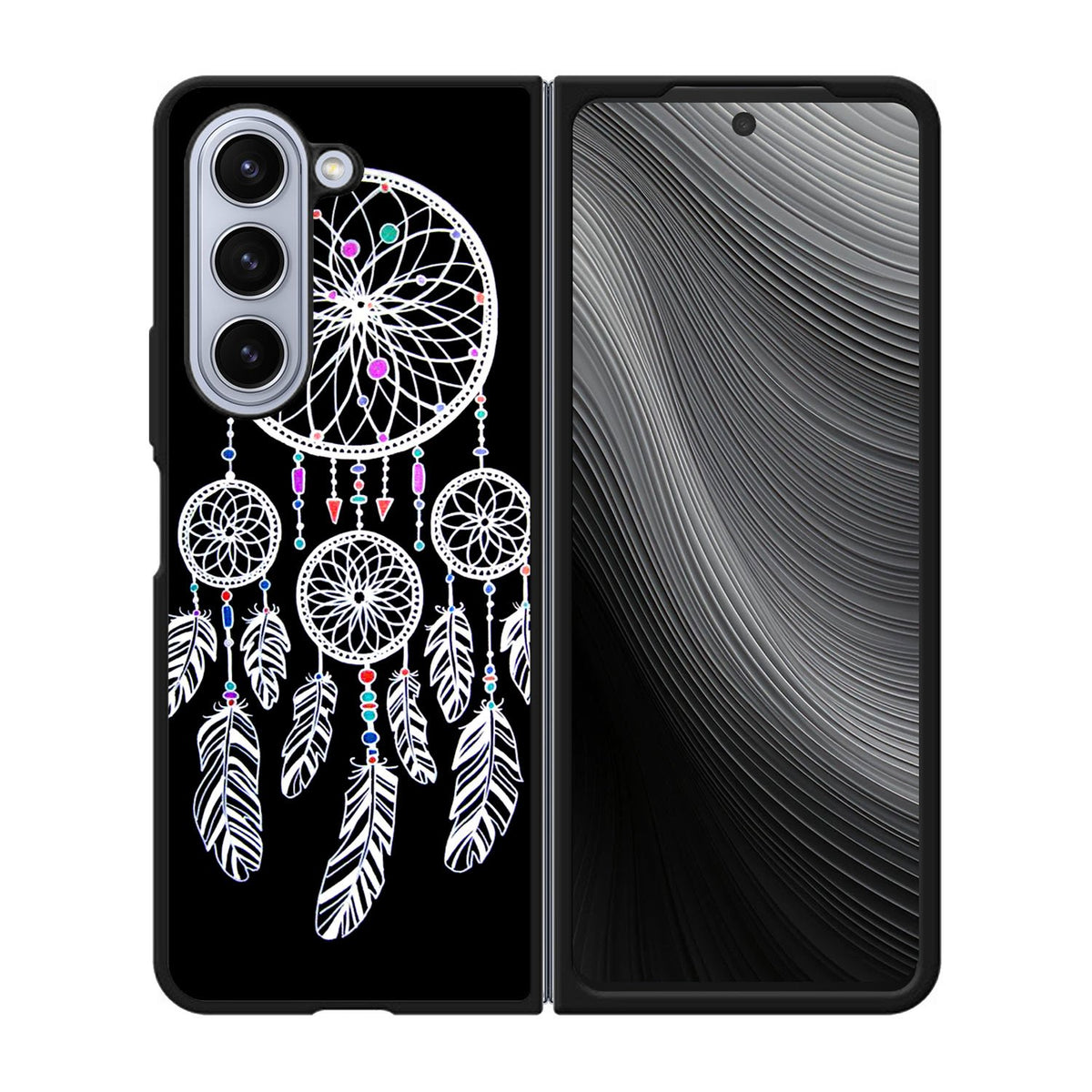 DREAM CATCHER BLACK Case Samsung Galaxy z Fold 5 5G BC3017