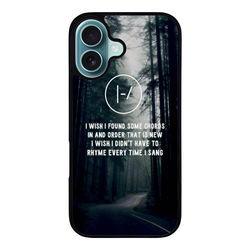 TWENTY ONE PILOTS LYRICS Case iPhone 16 Plus BC2958