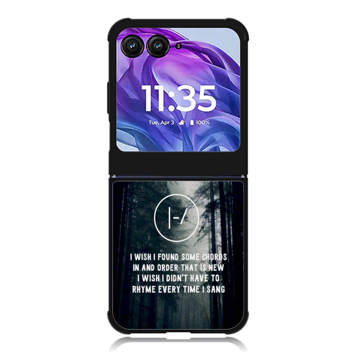 TWENTY ONE PILOTS LYRICS Motorola Moto Razr 2024 , Moto Razr 50 Case FE2958