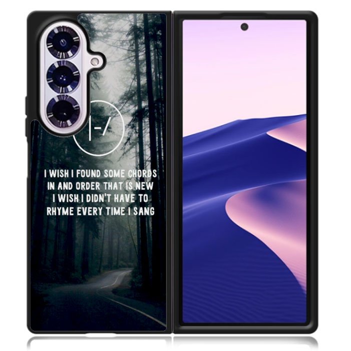 TWENTY ONE PILOTS LYRICS Samsung Galaxy Z Fold 7 5G Case BC2958