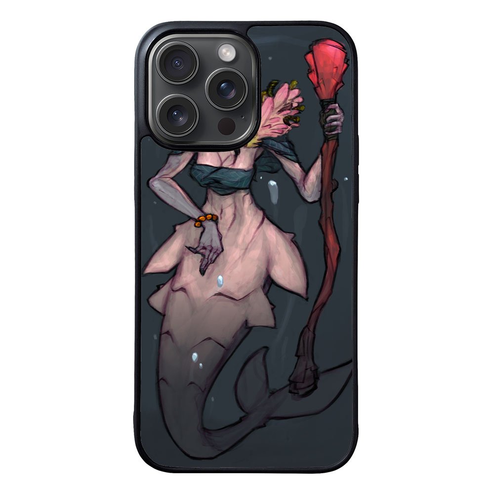 Mermaid and Flowers Case iPhone 15 Pro BC2869