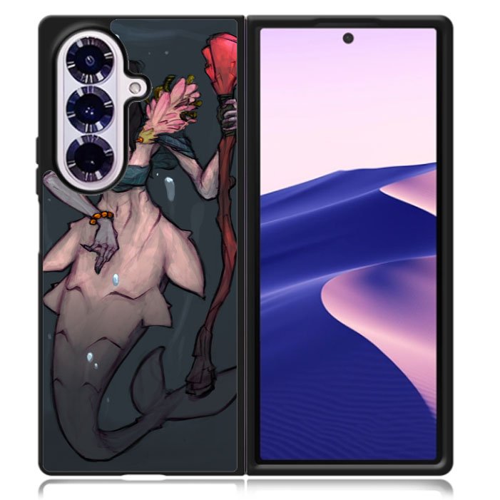 Mermaid and Flowers Samsung Galaxy Z Fold 7 5G Case BC2869