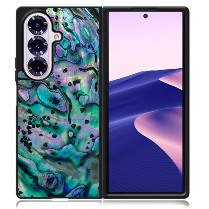 Rainbow Abalone Haliotis Iris Samsung Galaxy Z Fold 7 5G Case BC2890
