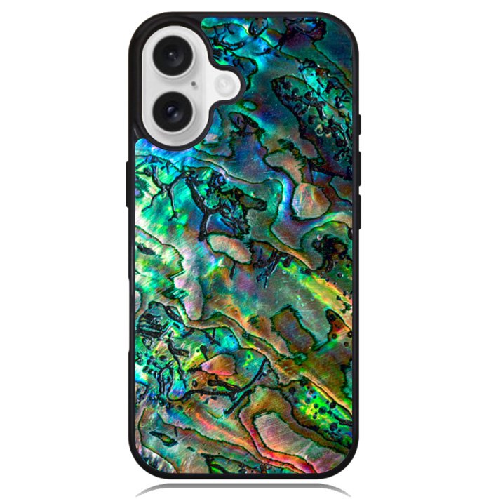 Luxury Blue Abalone Case iPhone 16 BC2865