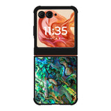 Luxury Blue Abalone Motorola Moto Razr 2025/2024 , Moto Razr 60/50 Case BC2865