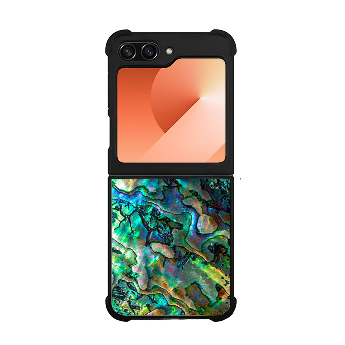 Luxury Blue Abalone Case Samsung Galaxy Z Flip 6 5G BC2865