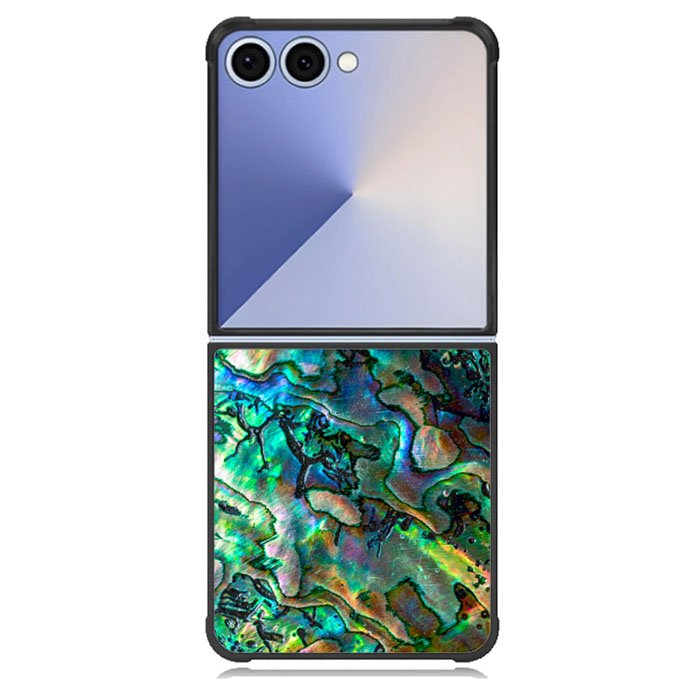 Luxury Blue Abalone Samsung Galaxy Z Flip 7 Case BC2865