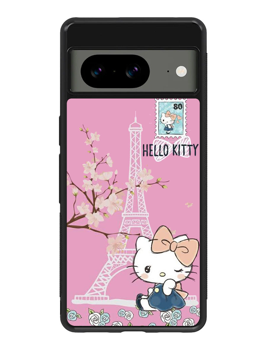 Hello Kitty Eiffel Google Pixel 8a Case