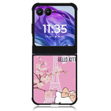Hello Kitty Eiffel Motorola Moto Razr 2024 , Moto Razr 50 Case