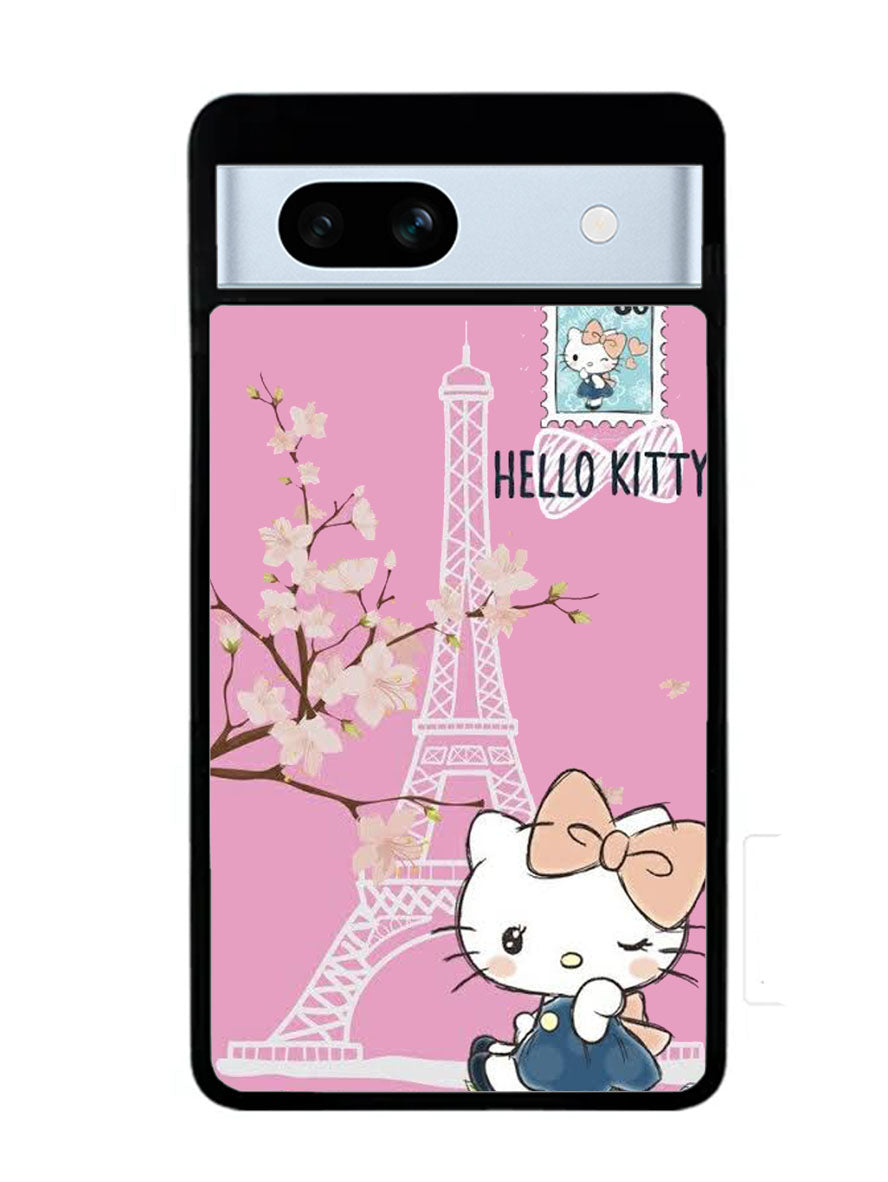Hello Kitty Eiffel Google Pixel 7A Case