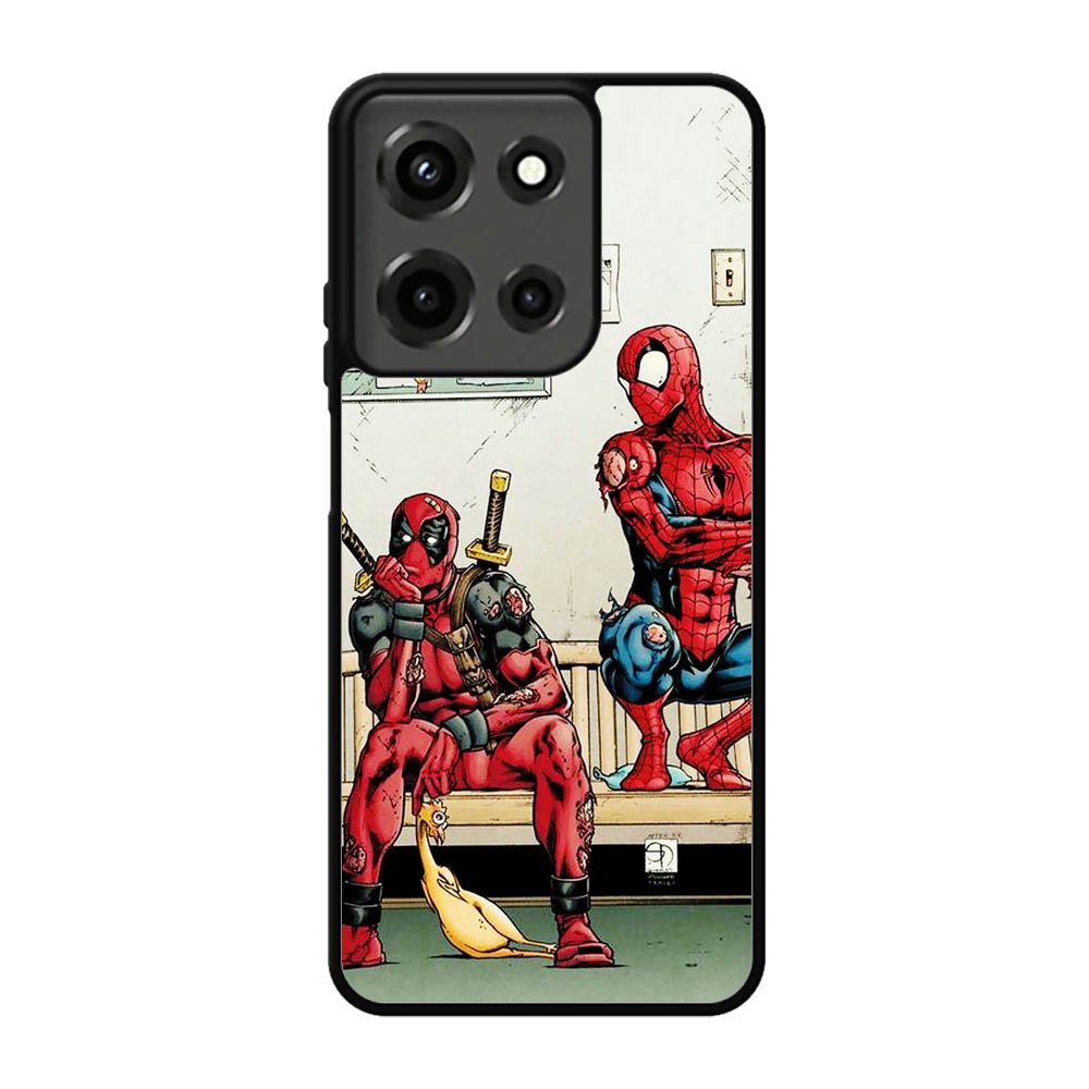 Funny Spiderman and Deadpool Motorola Moto G 5G 2025 Case FE2519