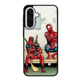 Funny Spiderman and Deadpool Samsung Galaxy A56 Case FE2519